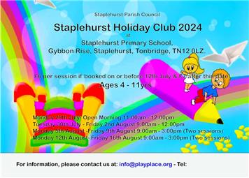 Staplehurst Holiday Club 2024